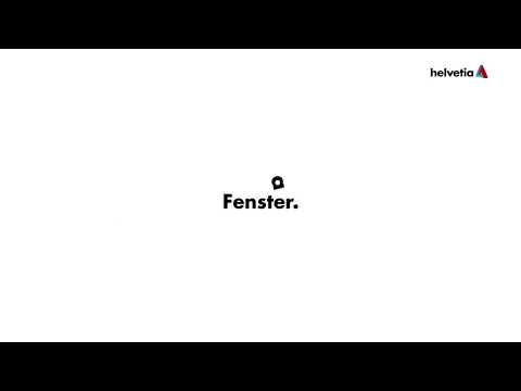 Fussball. Fenster. Wieder ganz.