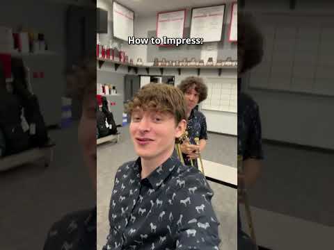 I impressed the greatest musician ever with trombone...