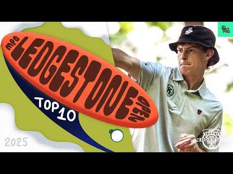 Top 10 MPO Shots from the 2025 Discraft Ledgestone Open | Jomez Disc Golf