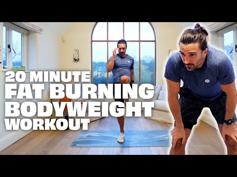 20 Minute Fat Burning Bodyweight Workout | The Body Coach TV