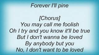 Jewel - Loved By You (Cowboy Waltz) Lyrics