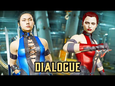 GRATEFUL SKARLET MEETS SELF-ENTITLED KITANA DIALOGUE - MORTAL KOMBAT 11 ULTIMATE VERSION