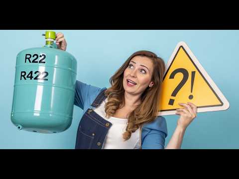 Part of a video titled R22 vs. R422 Refrigerants: Key Differences in Air Conditioning and ...