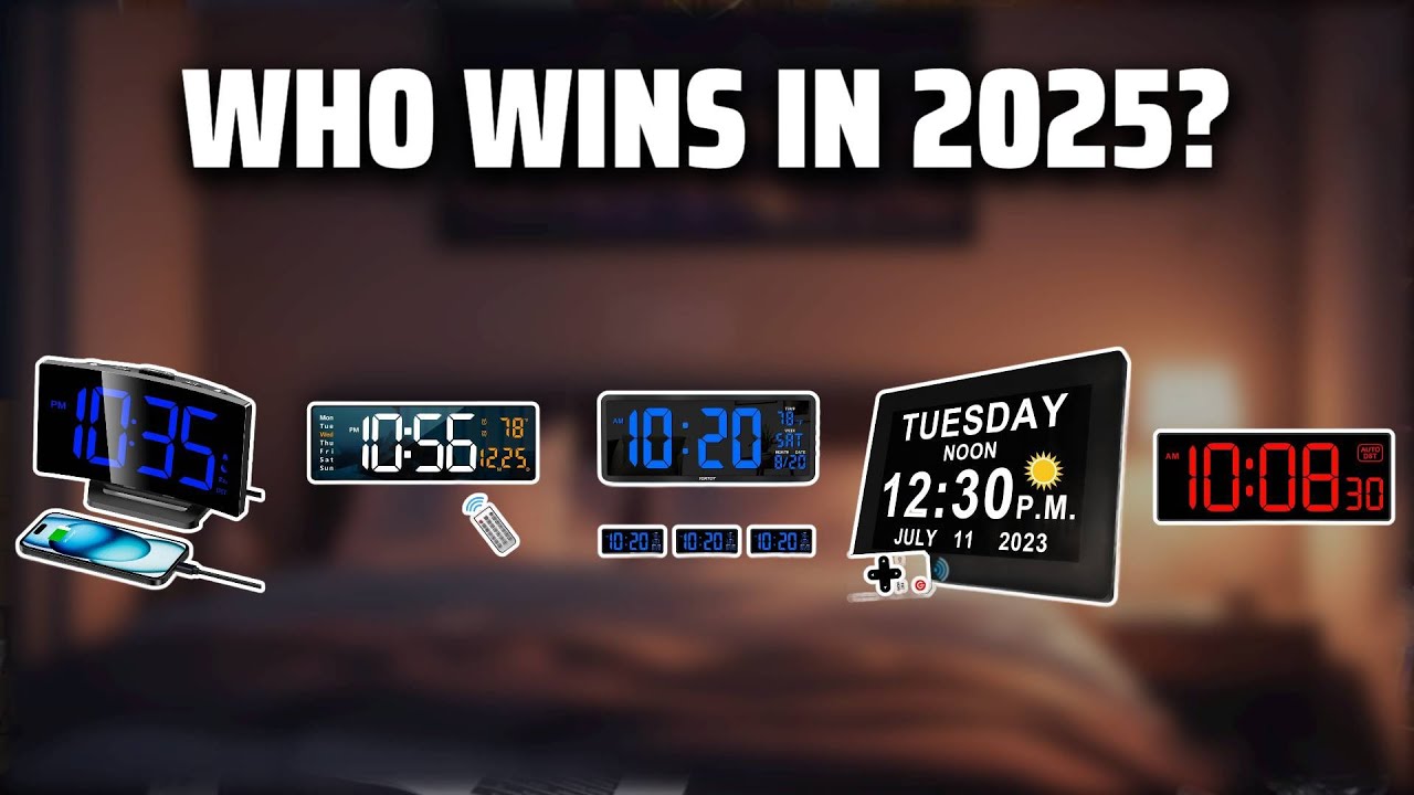 The Top 5 Best Digital Clock in 2025 - Must Watch Before Buying!