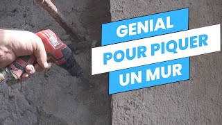 L'outil PARFAIT pour PIQUER un mur ancien en pierre!