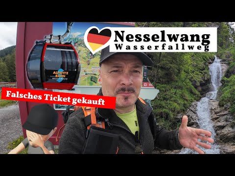Der Wasserfallweg an der Alpspitz bei Nesselwang
