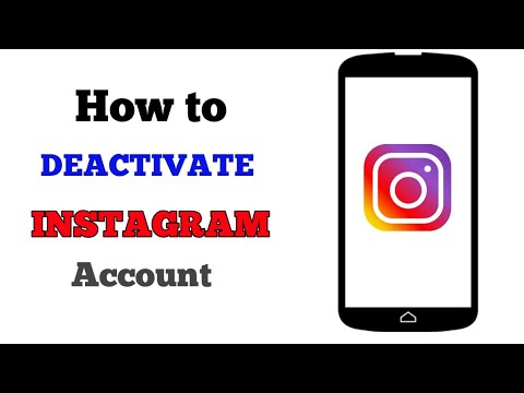 How to Deactivate Instagram Account 2019 || DEACTIVATE ...