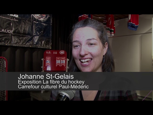 Reportage – Exposition La fibre du hockey