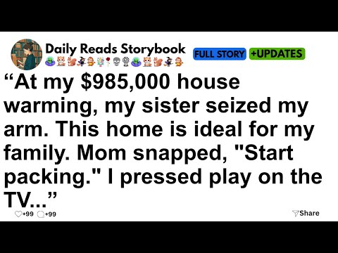 [Full Story]At my $985,000 house warming, my sister seized my arm. This home ...