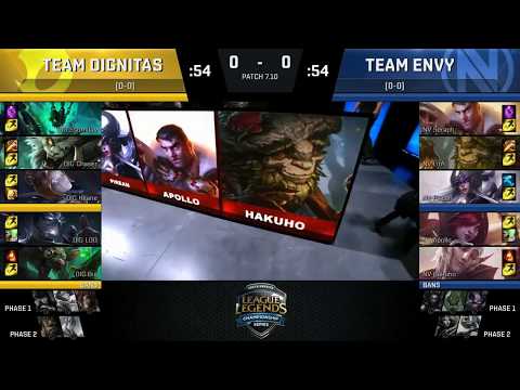 DIG vs NV Highlights Game 1 NA LCS Summer 2017 Dignitas vs EnvyUs W1D2