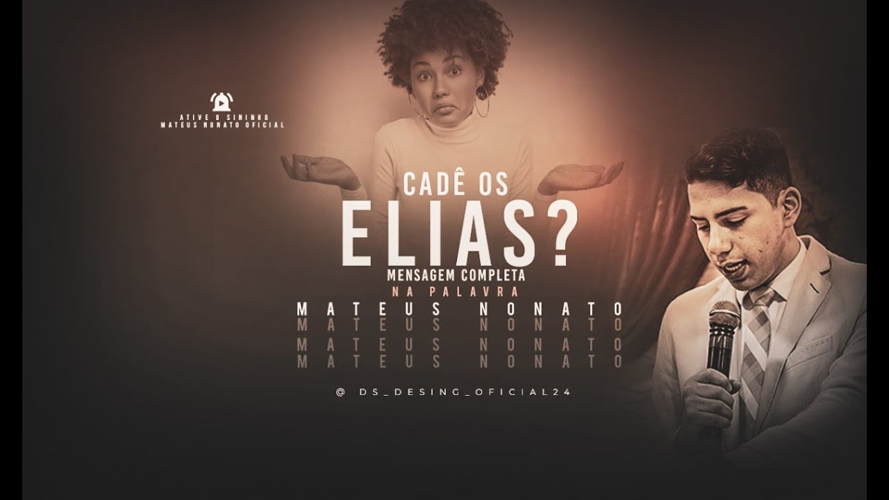Deus está a procura dos Elias! 🔥 | Matheus Nonato Mensagem Completa (Créditos à AD Brás Itapevi)