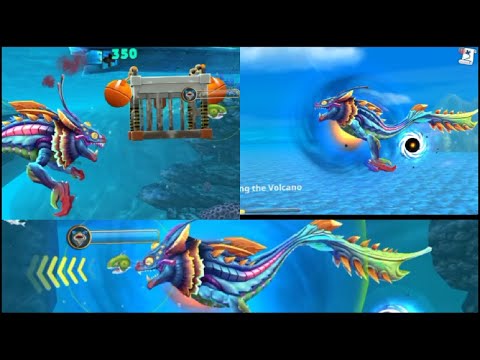 Cosmic Alan Alien Shark Vs Glutwell Divers BABY SHARK RESCUE - HUNGRY SHARK WORLD