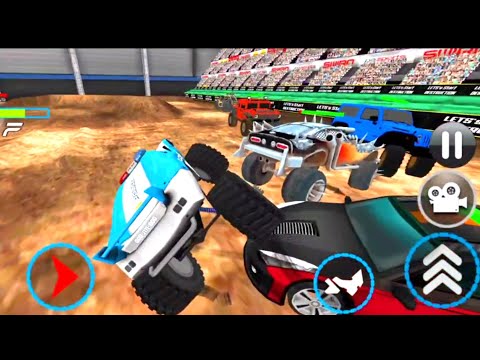 US Police Monster Demolition Derby #3 - Police Monster Truck