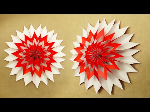 Paper Snowflake ❄ - EASY Paper 3D Snowflake