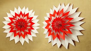 Paper Snowflake ❄ - EASY Paper 3D Snowflake