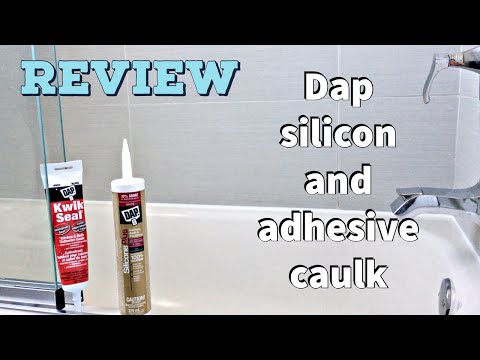 Dap kitchen and bath sealant  - silicone versus caulk - how to caulk and seal a bathroom