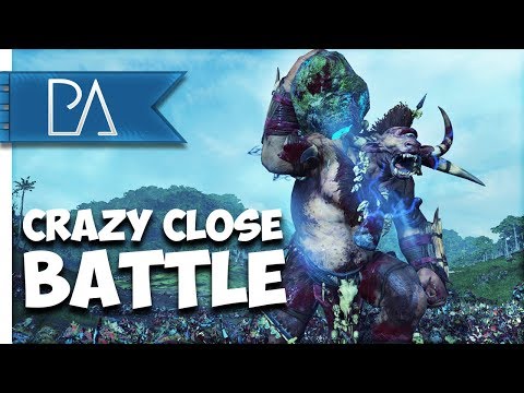 CRAZY CLOSE FFA BATTLE - Total War: Warhammer 2 Multiplayer Gameplay