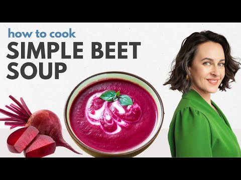 Simple Summer Beet Soup: Recipe by Nourishing Traditions - How to Eat Beets - Vegetarian Borscht