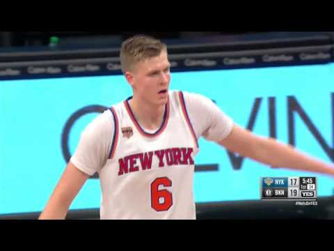 Kristaps Porzingis vs Brooklyn Nets 12.03.2017 (19Pts)