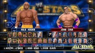 HOW TO UNLOCK EVERYTHING IN WWE ALL STARS PPSSPP WITH CHEATS