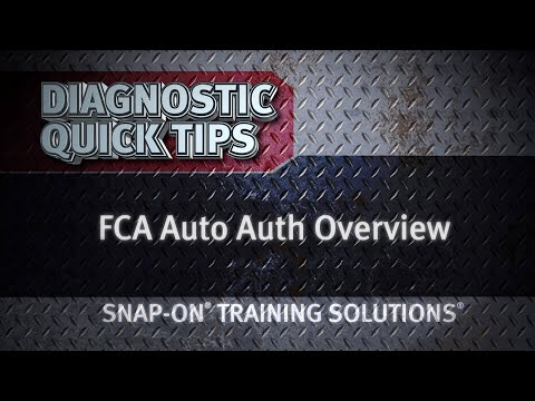 Part II: Secured Systems Access - FCA Auto Auth Quick Tip | Snap-on® Training Solutions®