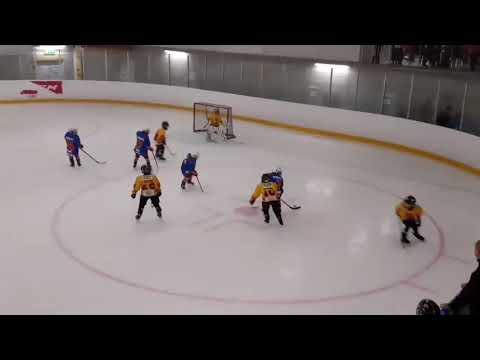 Jääkiekkomaalivahti, Kasper 8v, torjuntakooste #1 / Hockey goalie 8 yrs save compilation #1