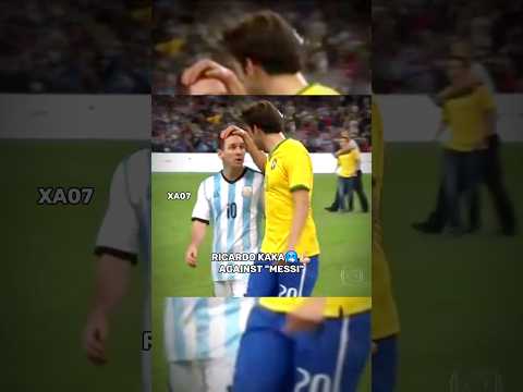 Ricardo Kaka Destroyed Lionel Messi🥶💪🏻 #shorts #messi #kaka #shortsvideo