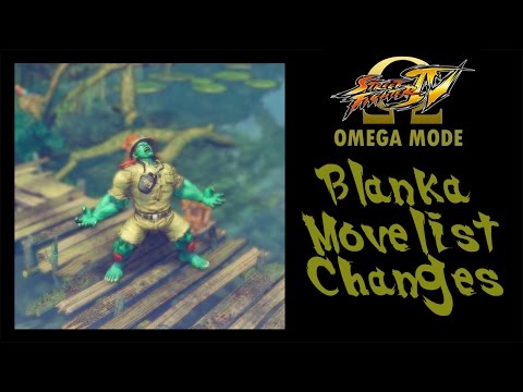 USFIV: Omega Mode - Blanka Move List Changes