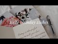 Writing birthday cards | Birthday wishes | Calligraphy | Spencerian | Cursive handwriting