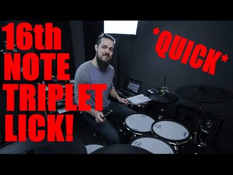 16th Note Triplet Lick Drum Lesson with Matt Smith