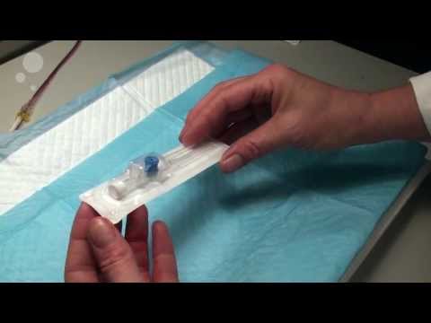 How to use the Venflon intravenous cannula