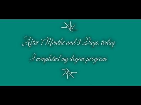 WGU B.Sc (IT) Degree - Part 28:  I am so excited and relieved, today I passed my final class.