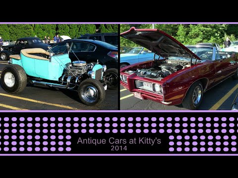 Antique Car Show At 'Kitty's' In North Reading, MA Summer 2014