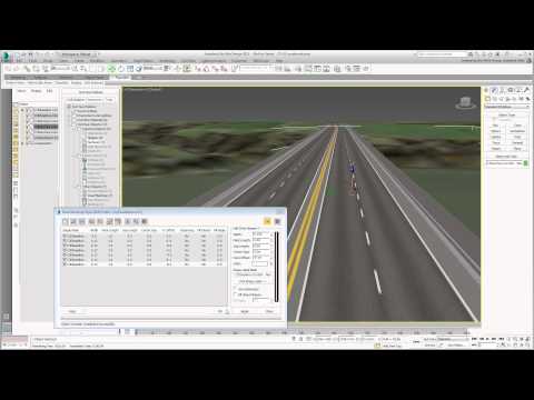 Using 3ds Max Design with Civil 3D - Part 13 - Creating Road Markings