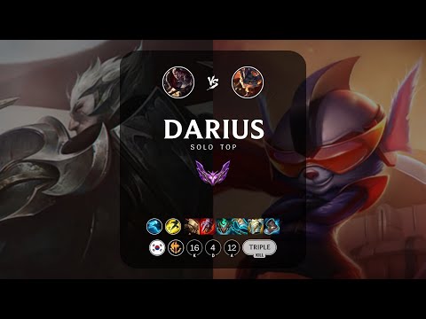 Darius Top vs Rumble - KR Master Patch 13.12