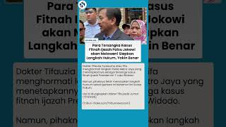 Tersangka Kasus Ijazah Palsu Jokowi akan Melawan! Siapkan Langkah Hukum, Yakin Benar