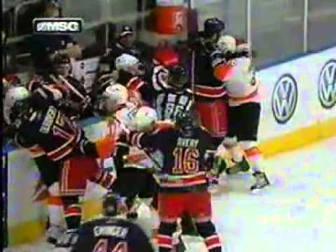 Sean Avery vs Matt Carle Jan 16, 2011