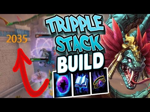 Smite: Triple Stack Kukulkan Build - THE ONE HIT DREAM!