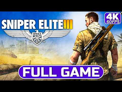Sniper Elite 3 Full Game Walkthrough + All DLC Missions | No Commentary 4K 60FPS Ultra HD