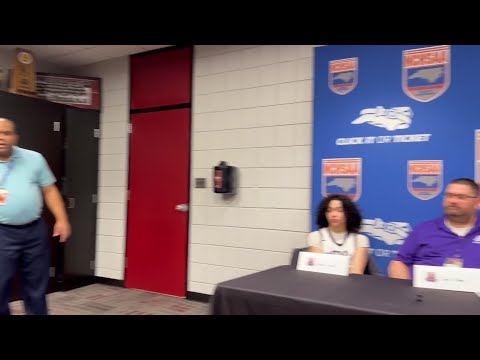 Northern Guilford girls basketball press conference at regional finals