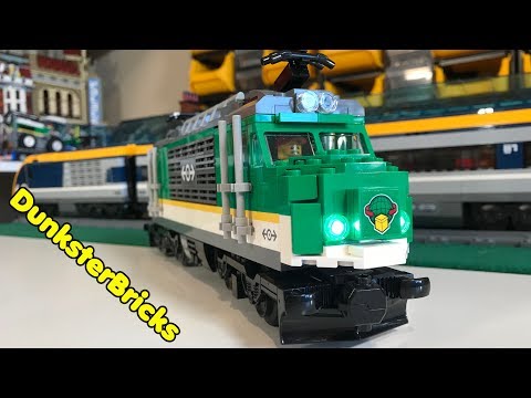 Fitting Lights to LEGO City Cargo Train, set 60198! Tutorial