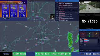 🔴 Live Weather & Traffic Coverage | Gahanna Scanning Infostream live webcam