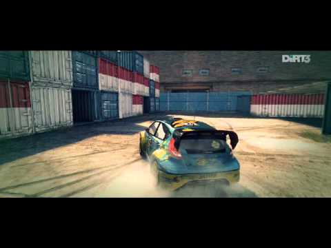DiRT 3 TUTORIAL - DEPOT ZONE 2 - CONTAINER SLIDE