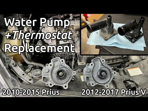 Hybrid/Electric Water Pump + Thermostat Replacement How-to for 3rd Gen Prius + Lexus CT200h