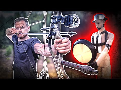 ÜBERLEBT man einen SCHUSS mit Pfanne? Compoundbogen vs. Armbrust | Fritz Meinecke