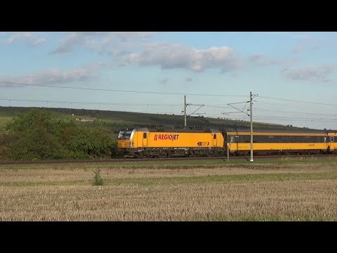 Vlaky na trati 250 (úsek Šakvice - Popice) 13.10.2017