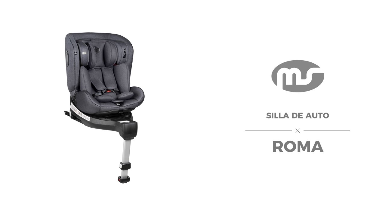 SILLA DE COCHE ROMA MS - (SILLA DE AUTO GRUPO 0+1+2+3 GIRATORIA 360º)