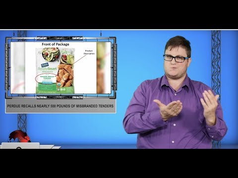 Perdue recalls nearly 500 pounds of misbranded tenders (ASL - 9.18.19)