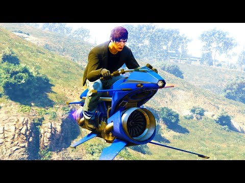 I bought a new flying motorcycle!