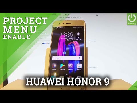 Project Menu in HONOR 9 - Engineering Settings / Project Mode